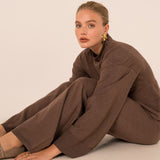 Pantalon Kaïa - Chocolat