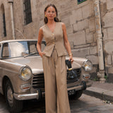 Pantalon Noa - Camel