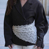 Foulard dentelle