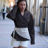 Foulard dentelle