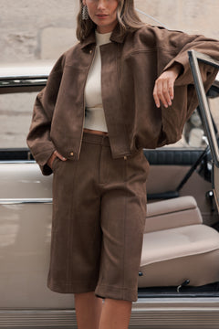 Short Bermuda Elya - Chocolat